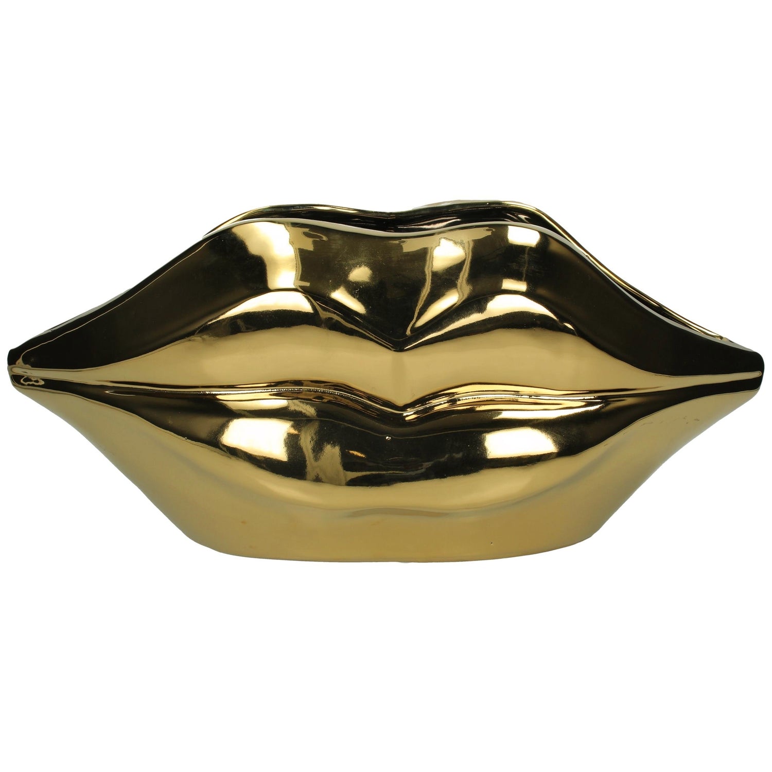 Melli Mello Vase Gold Lips