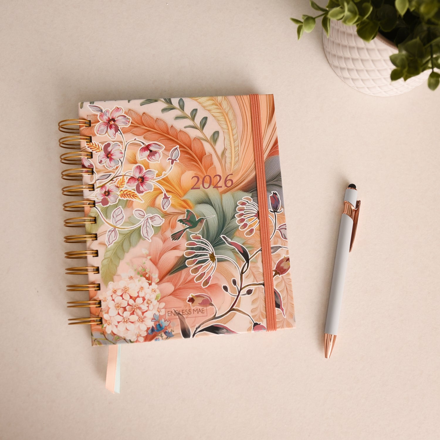 Endless Mae Amber Breeze Desk Agenda 2026