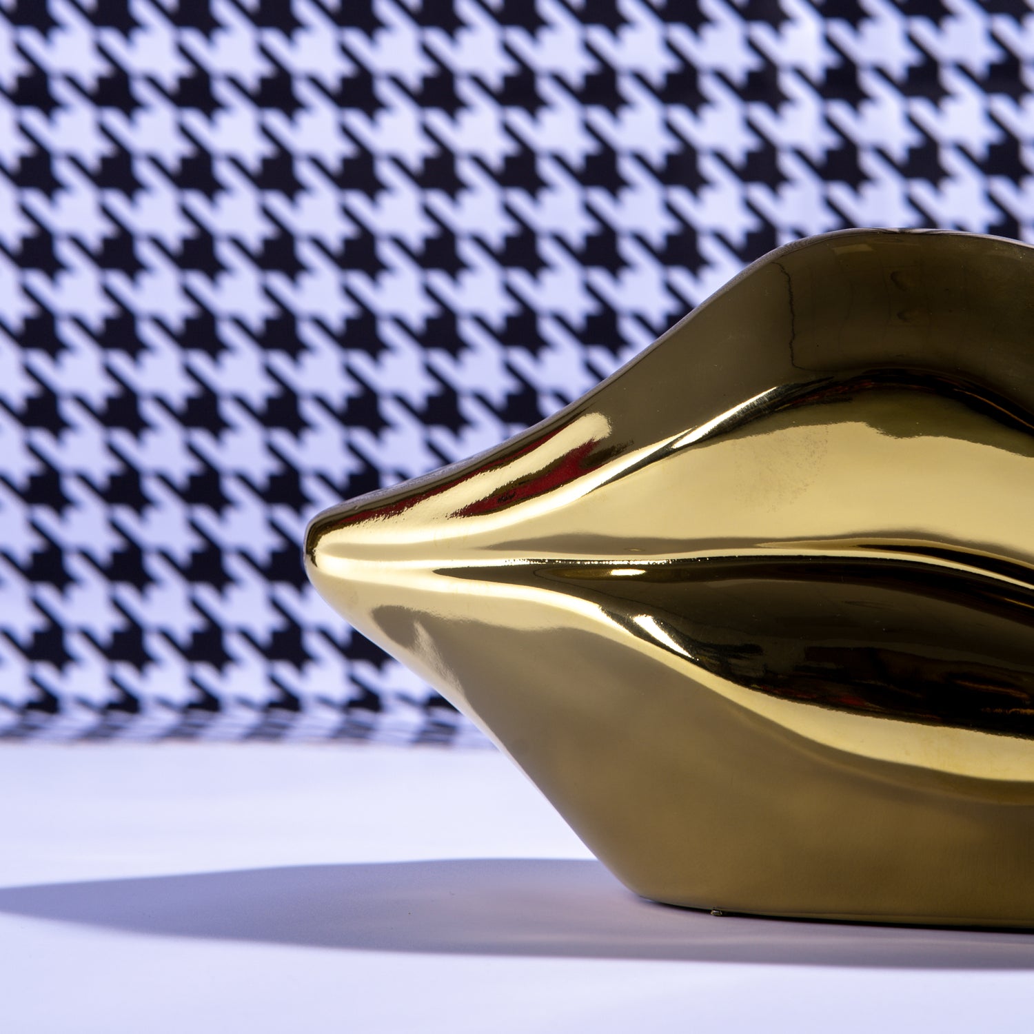 Melli Mello Vase Gold Lips