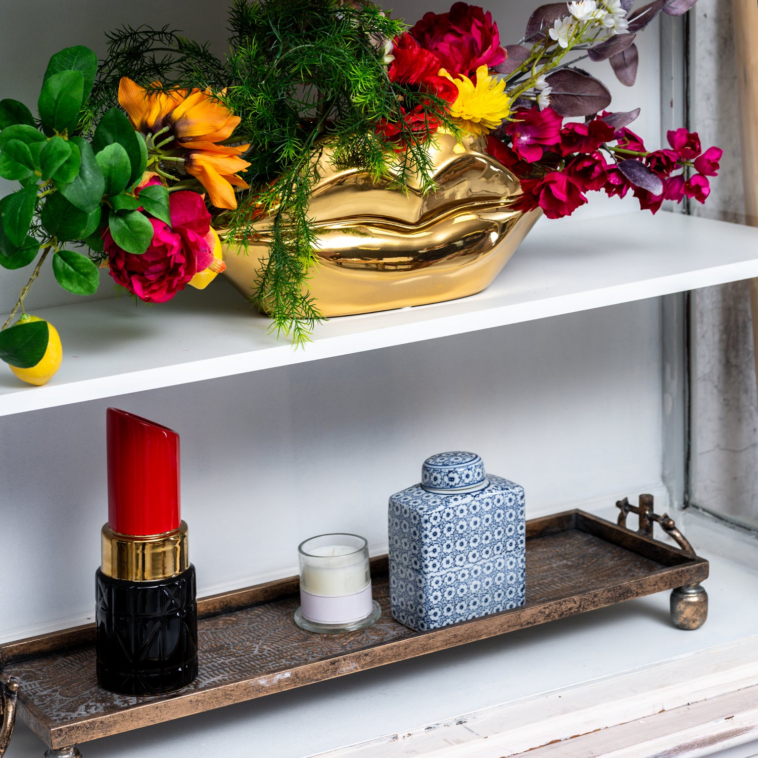 Melli Mello Metal gold tray