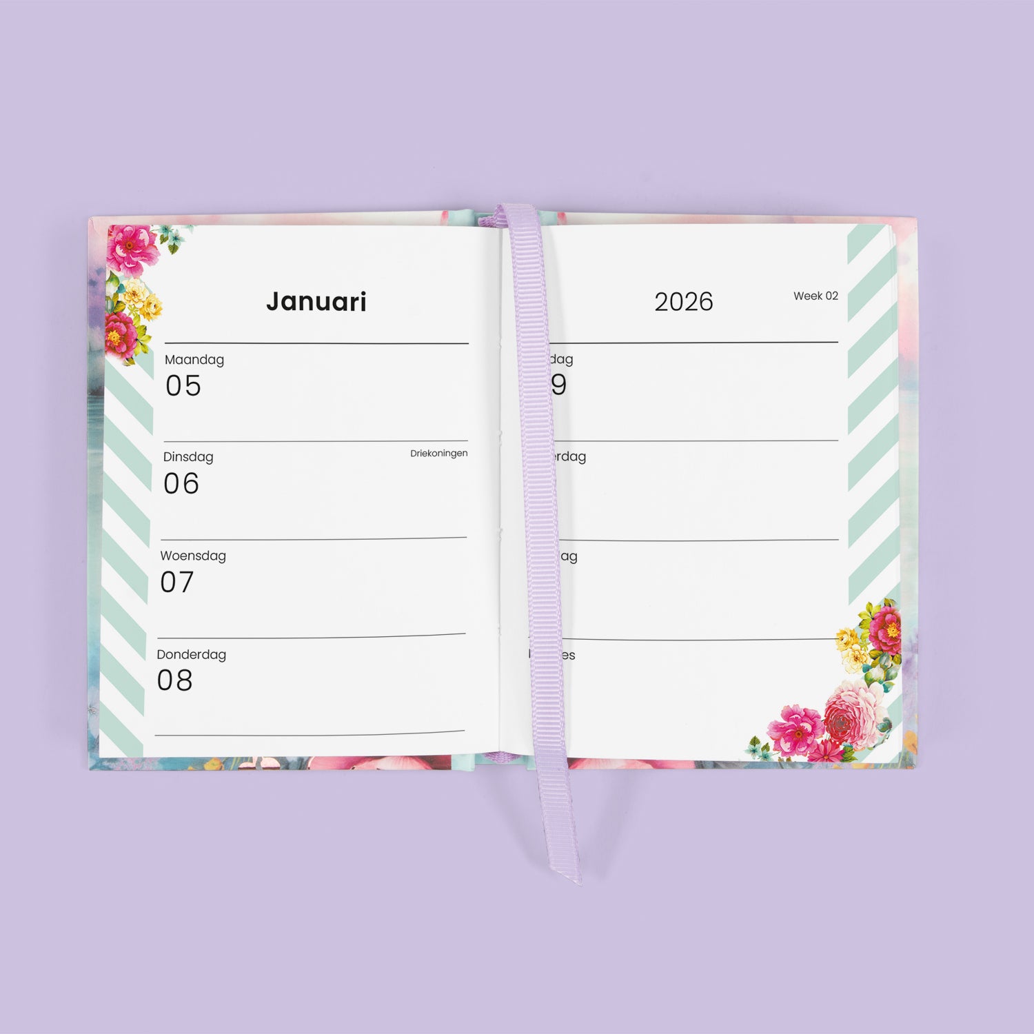 Endless Mae Soft Lagune Mini Agenda 2026