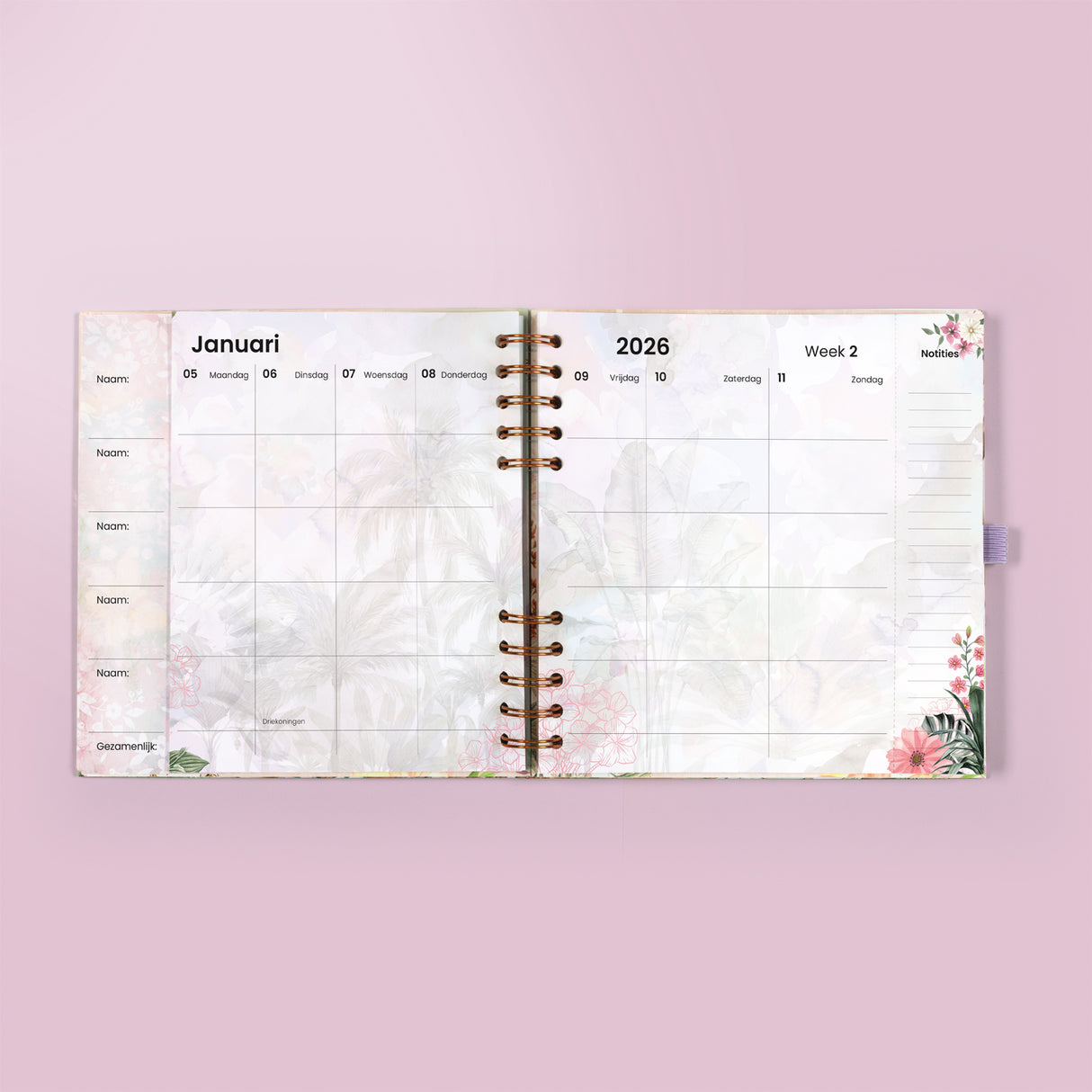 Endless Mae Garden of Eden Family Planner 2026
