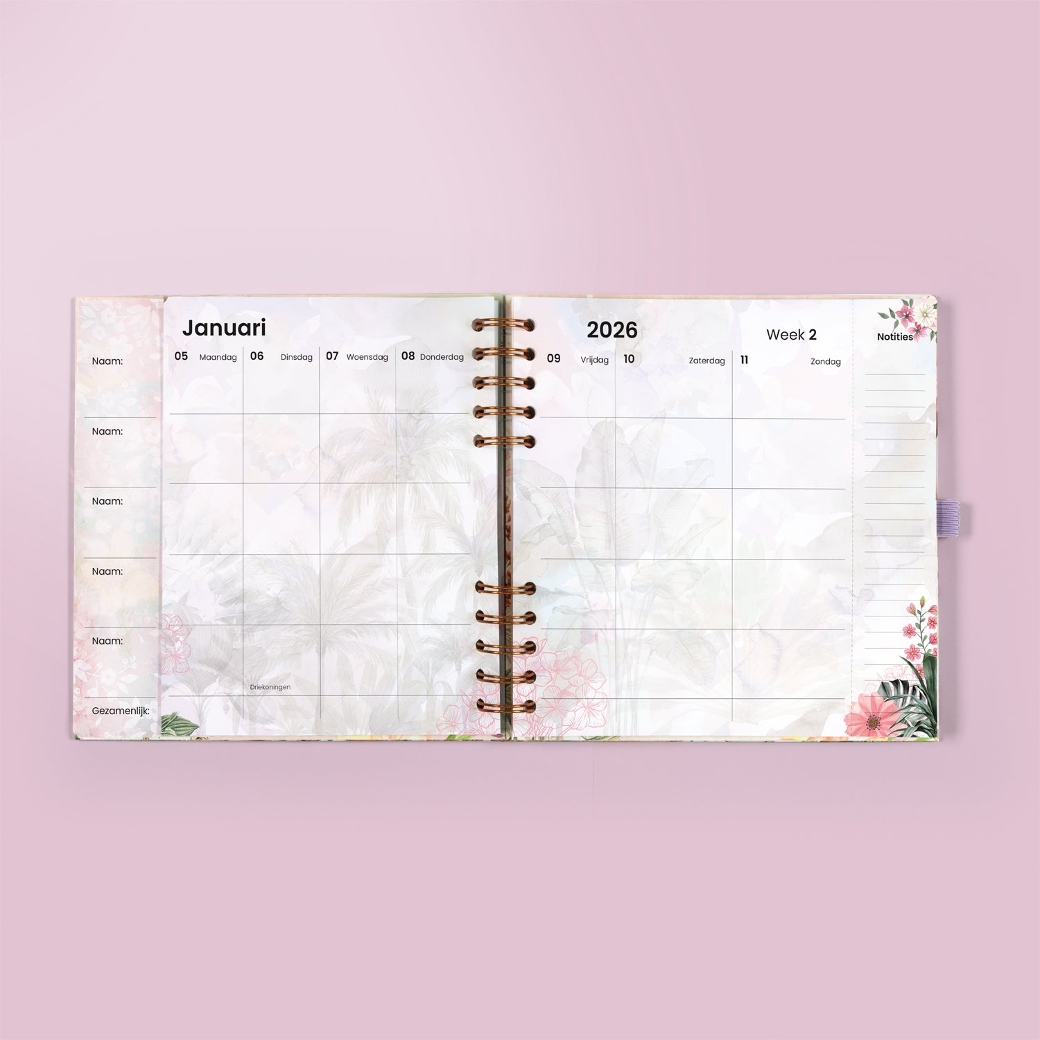 Endless Mae Garden of Eden Family Planner 2026
