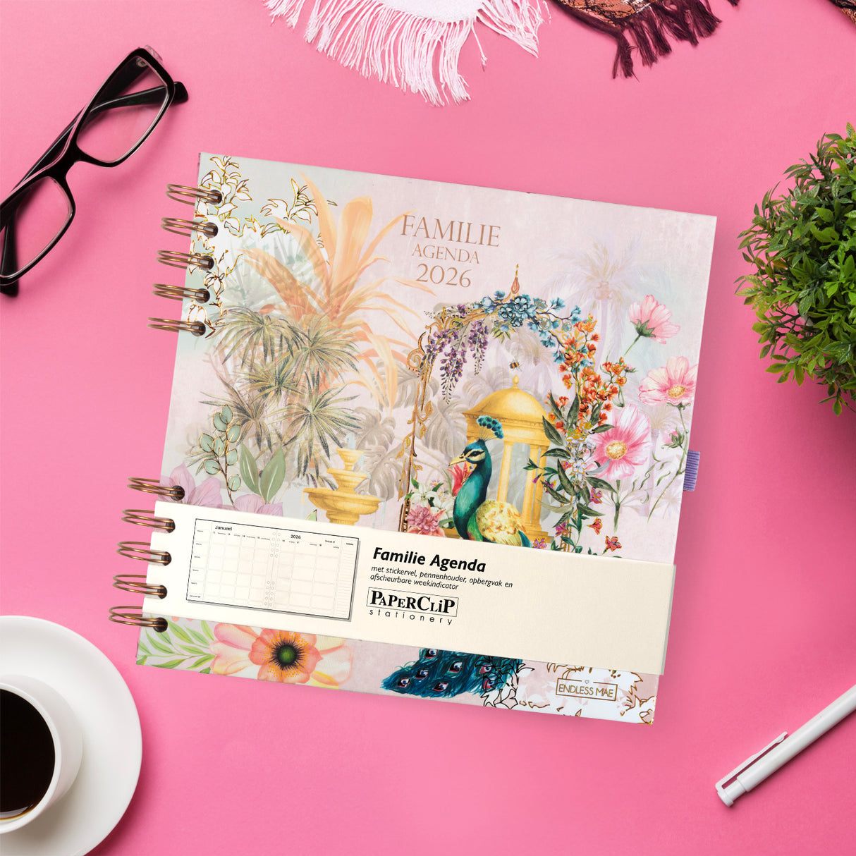 Endless Mae Garden of Eden Family Planner 2026