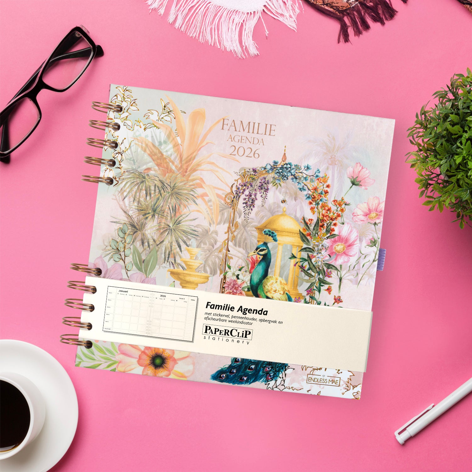 Endless Mae Garden of Eden Family Planner 2026