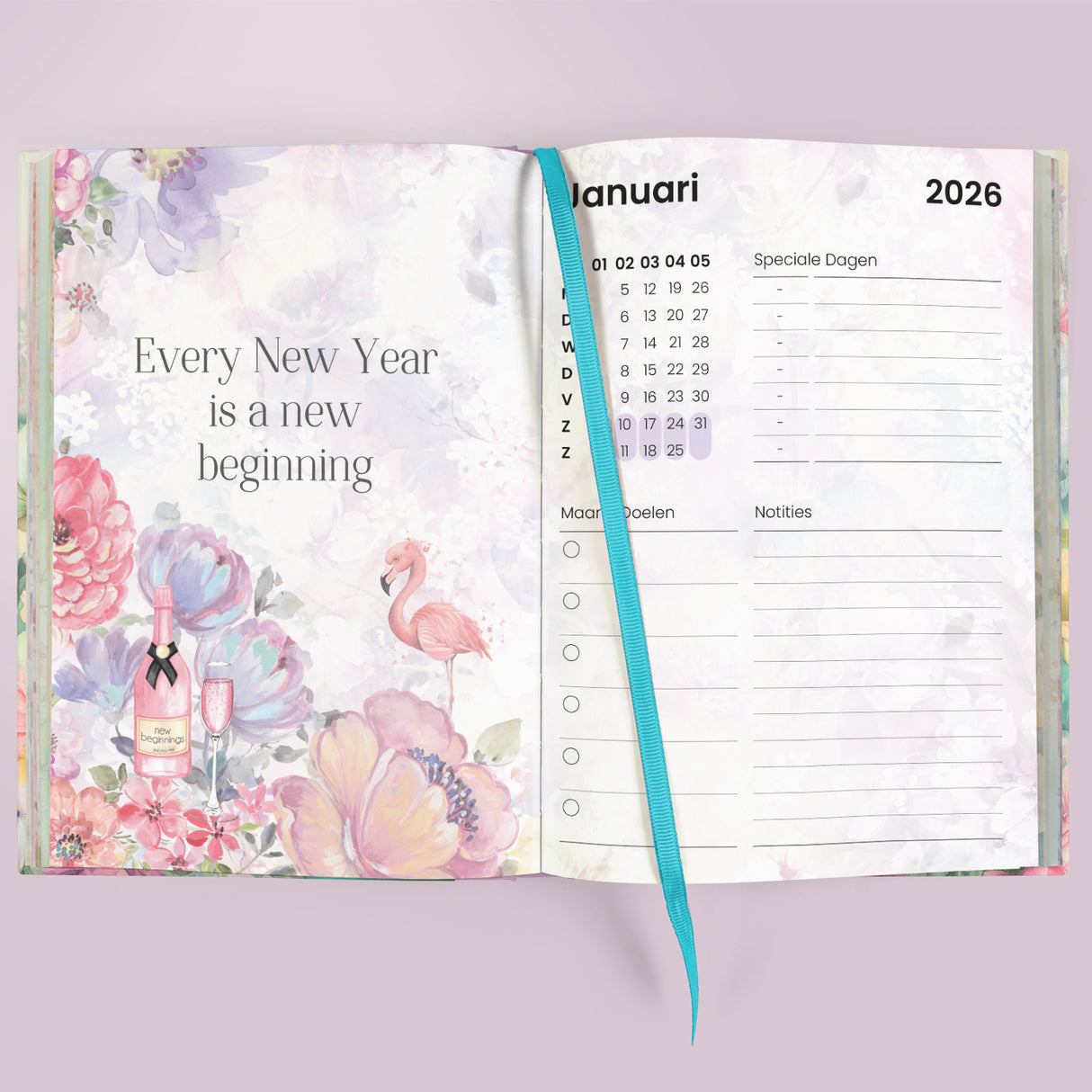Endless Mae Floral Whimsy Life Planner Agenda 2026
