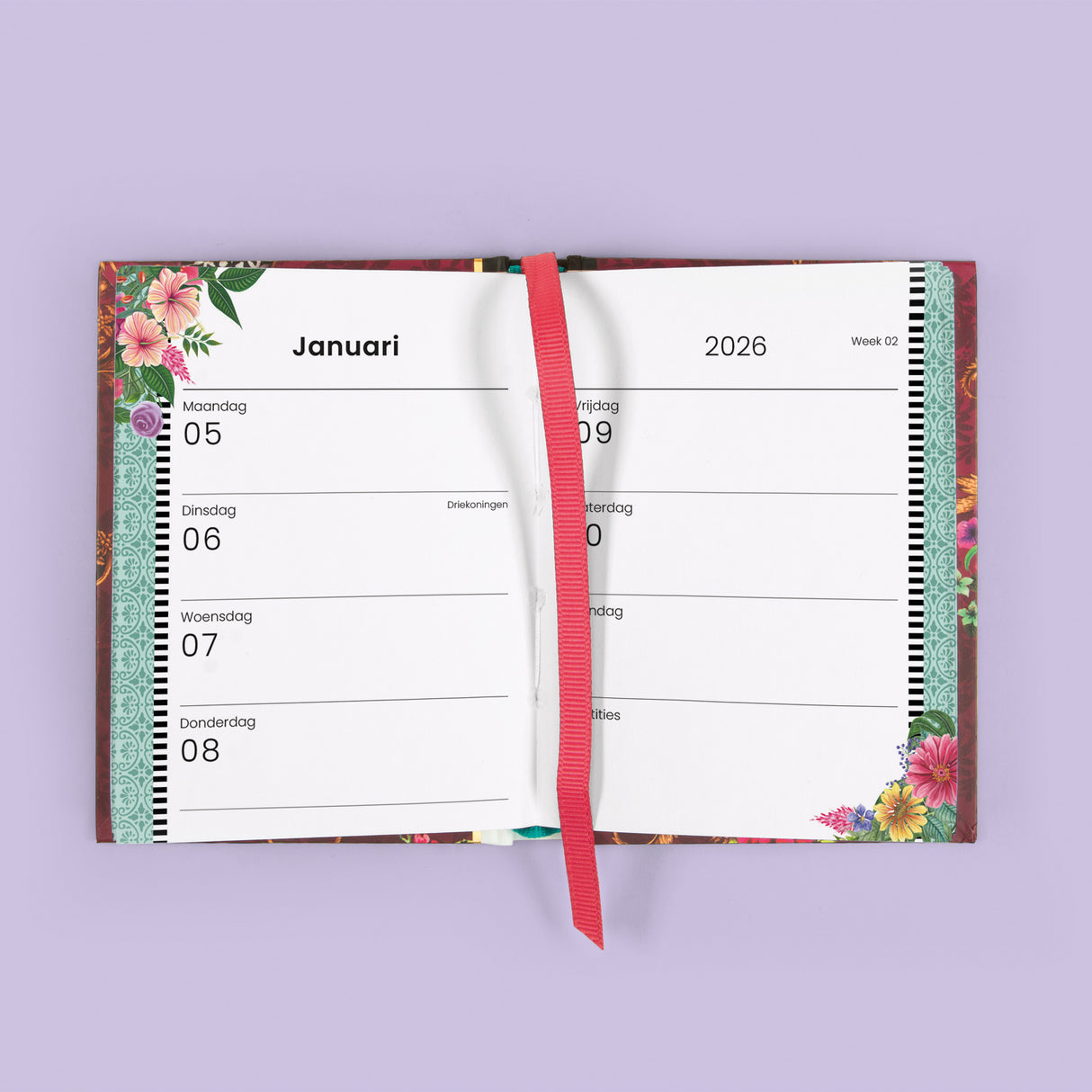 Melli Mello Plum Blossom Mini Agenda 2026