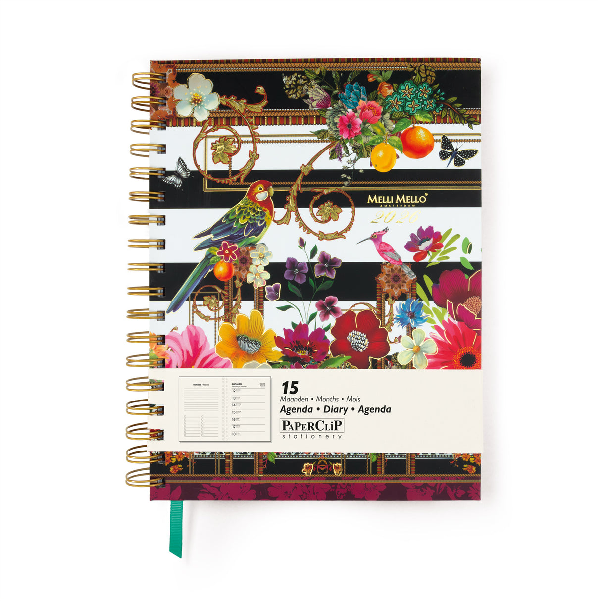 Melli Mello Paradise Stripe Bureau Agenda 2026