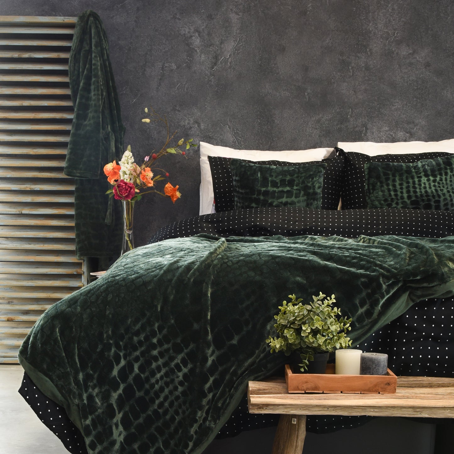 Melli Mello Be my baby Plaid Dark Green