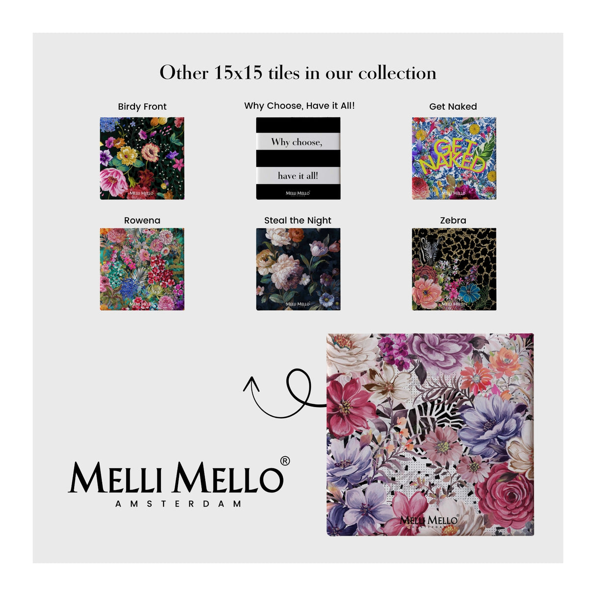 Melli Mello Tile Daydreamer 15x15cm