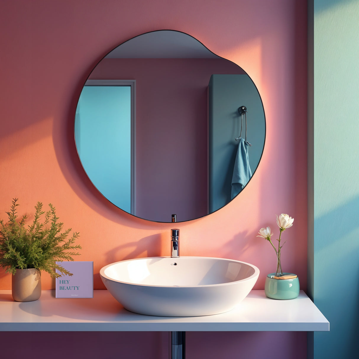 Melli Mello Tegeltje Hey Beauty 10x10cm