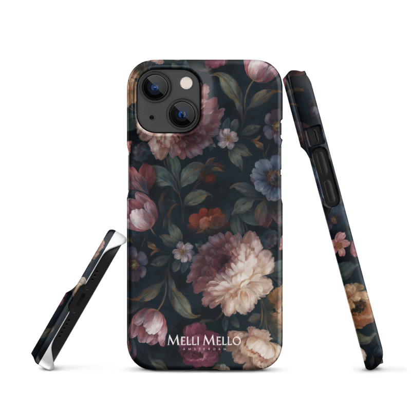 Melli Mello Telefoonhoesje Noir Bloom (Hard Case)
