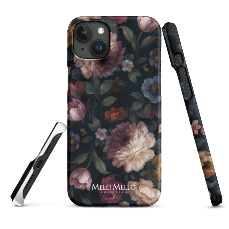 Melli Mello Telefoonhoesje Noir Bloom (Hard Case)