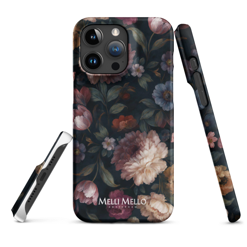Melli Mello Telefoonhoesje Noir Bloom (Hard Case)