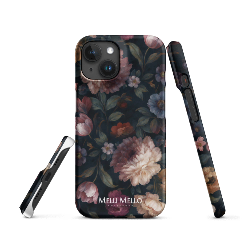 Melli Mello Telefoonhoesje Noir Bloom (Hard Case)