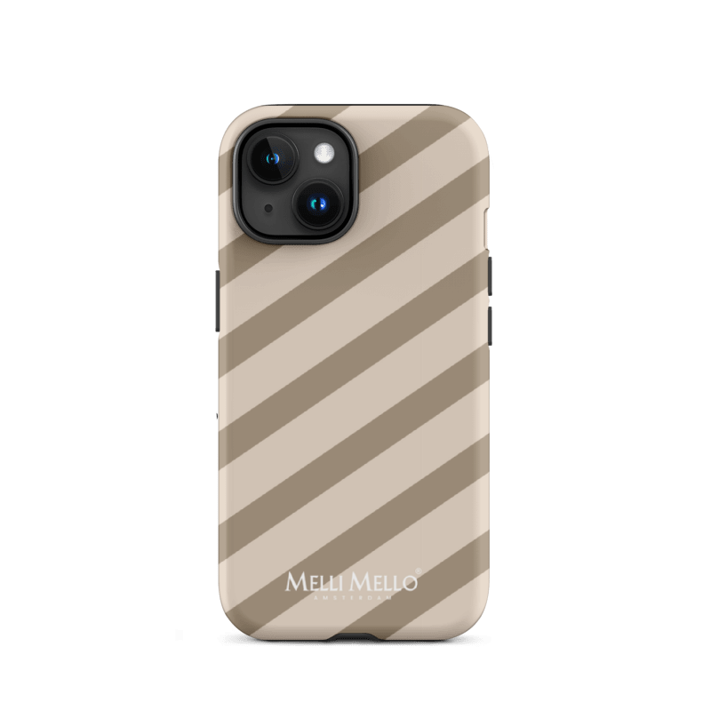 Melli Mello Phone Case Sand Stripe (Tough Case)