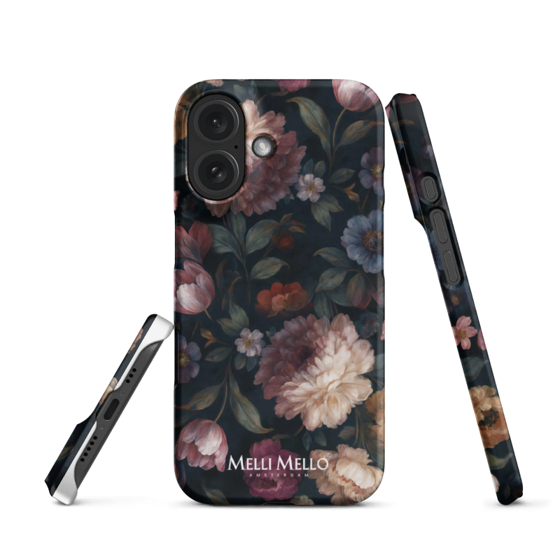 Melli Mello Telefoonhoesje Noir Bloom (Hard Case)