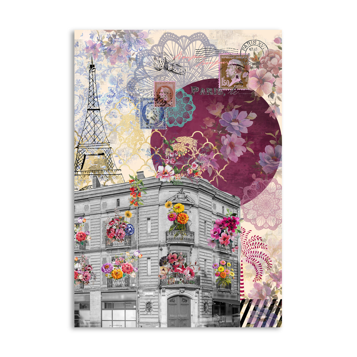 Melli Mello Rollin' Through New York wall art