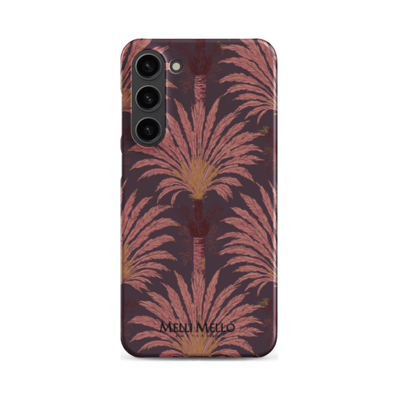 Melli Mello Telefoonhoesje Crimson Palm (Hard case)