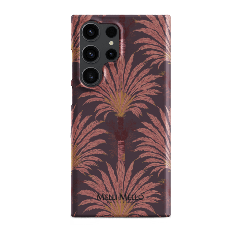 Melli Mello Telefoonhoesje Crimson Palm (Hard case)