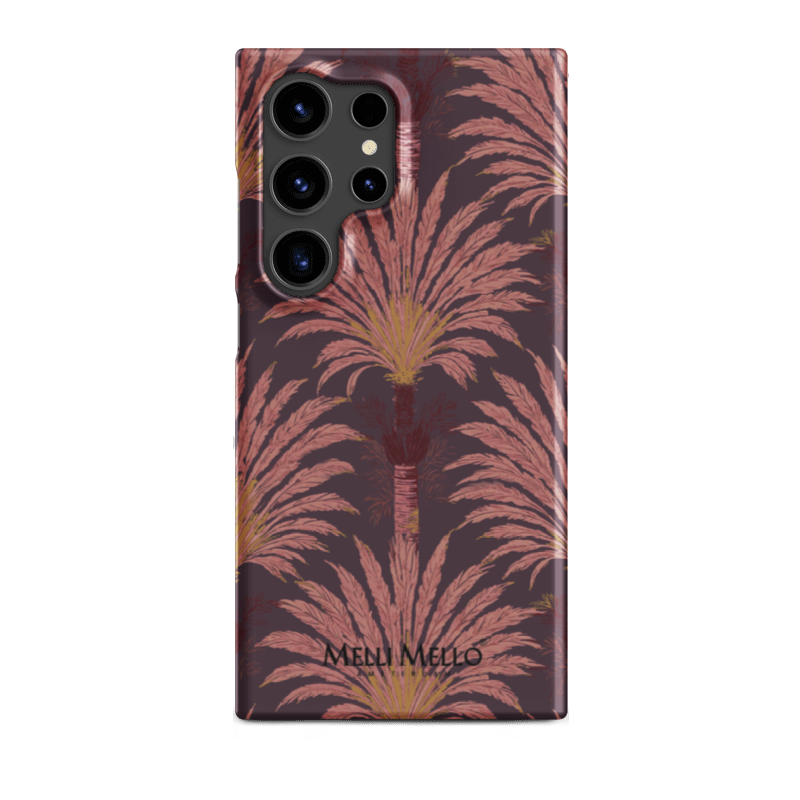 Melli Mello Telefoonhoesje Crimson Palm (Hard case)