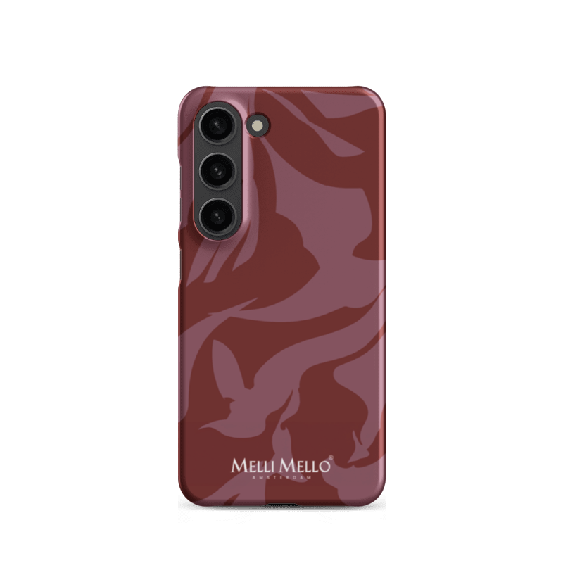Melli Mello Telefoonhoesje Crimson Wave (Hard Case)