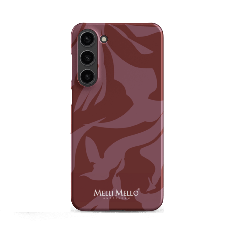 Melli Mello Telefoonhoesje Crimson Wave (Hard Case)