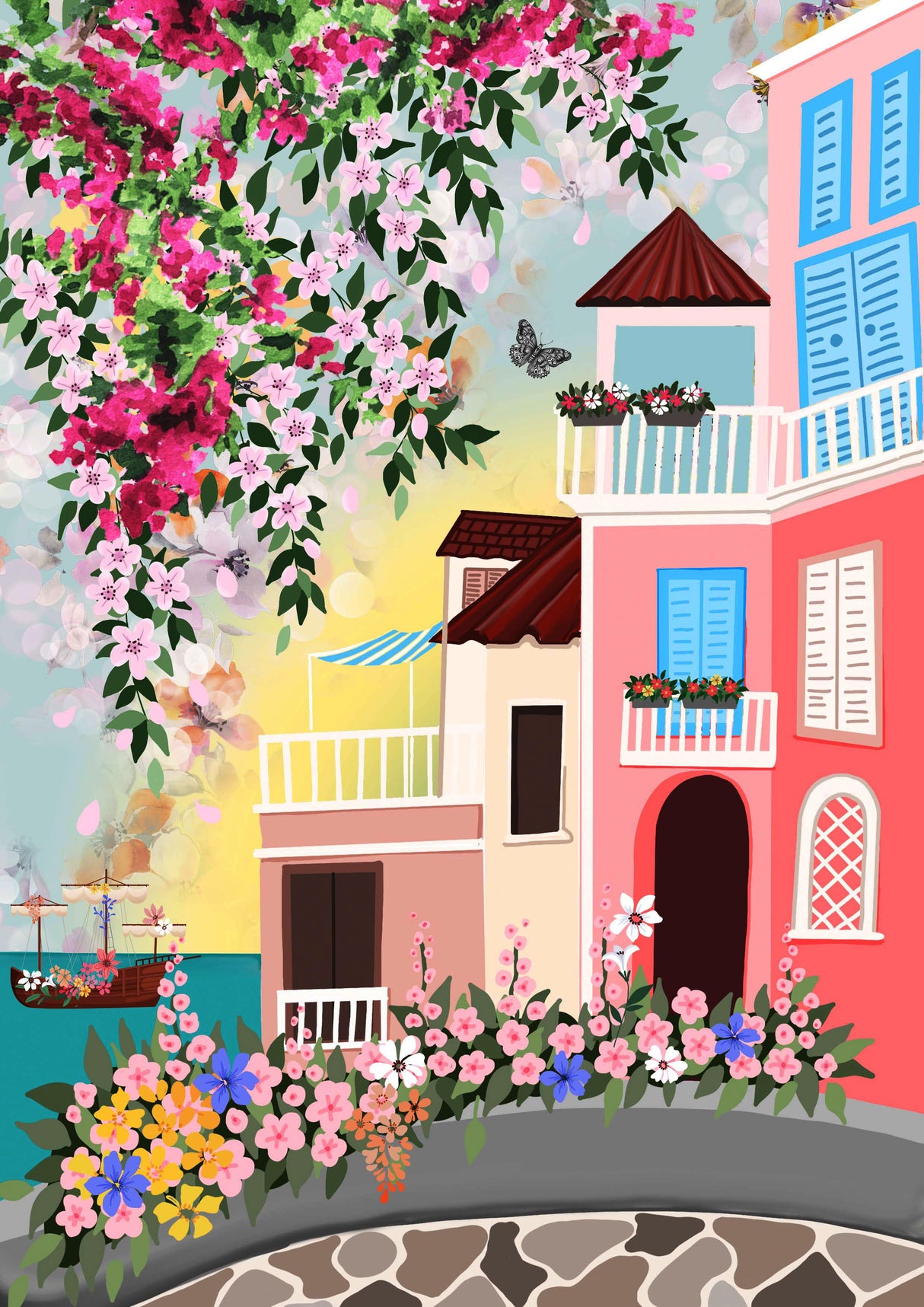 Melli Mello Rollin' Through New York wall art