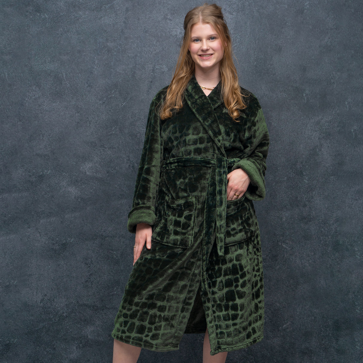 Melli Mello Be My Baby badjas donkergroen