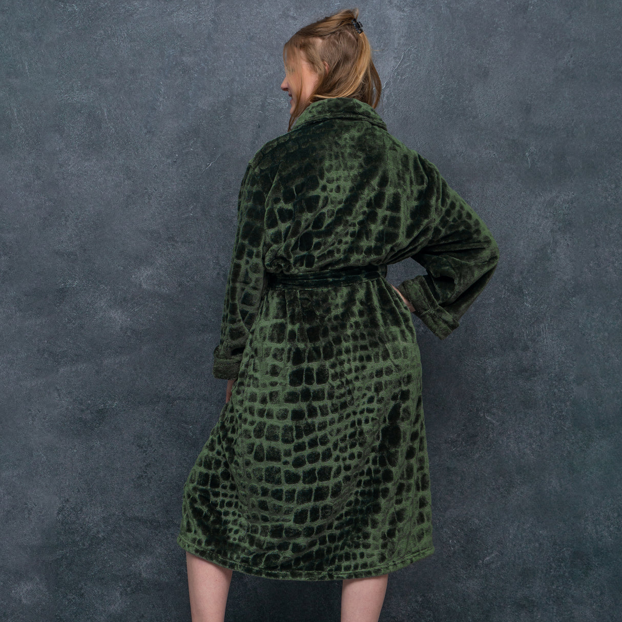 Melli Mello Be My Baby badjas donkergroen