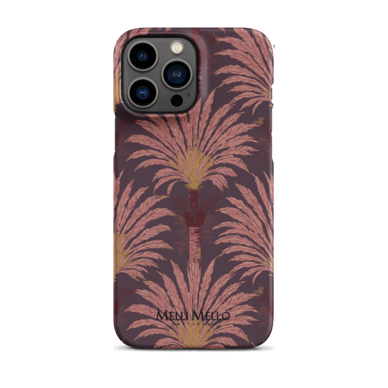 Melli Mello Telefoonhoesje Crimson Palm (Hard case)