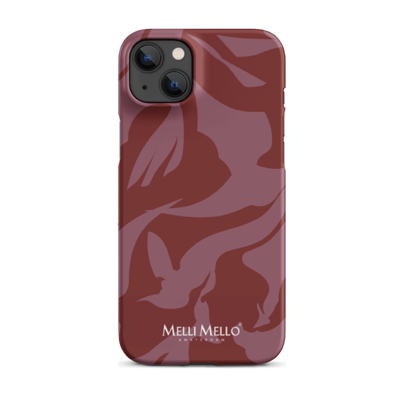 Melli Mello Telefoonhoesje Crimson Wave (Hard Case)