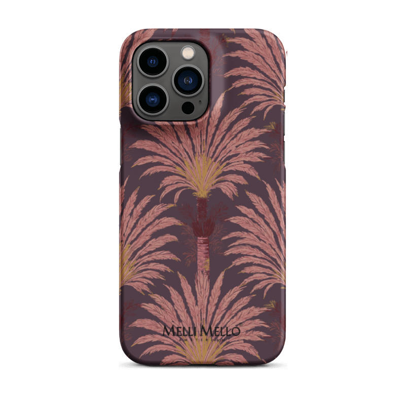 Melli Mello Telefoonhoesje Crimson Palm (Hard Case)
