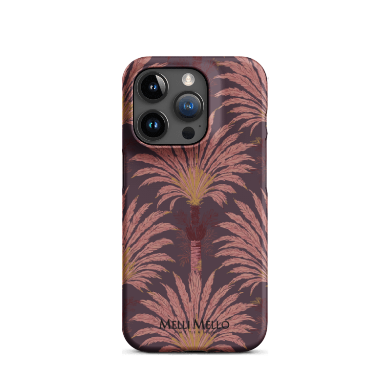 Melli Mello Telefoonhoesje Crimson Palm (Hard case)