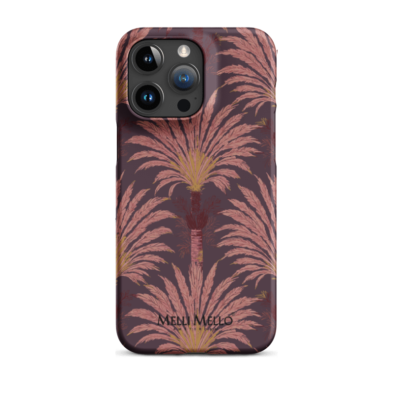 Melli Mello Telefoonhoesje Crimson Palm (Hard Case)