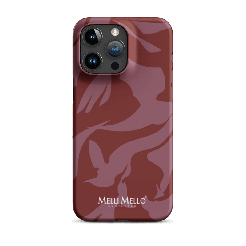 Melli Mello Telefoonhoesje Crimson Wave (Hard Case)