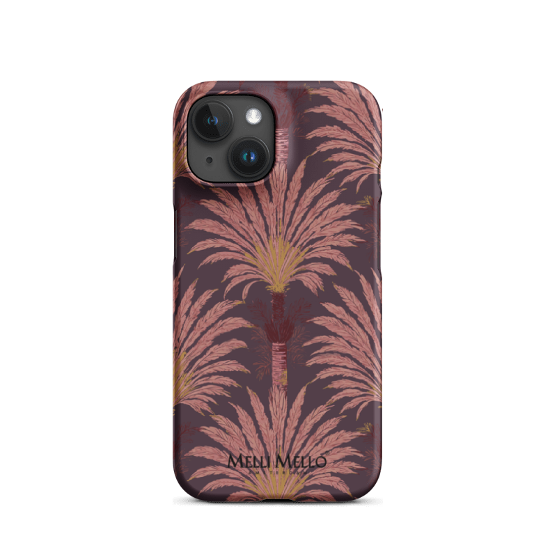 Melli Mello Telefoonhoesje Crimson Palm (Hard case)