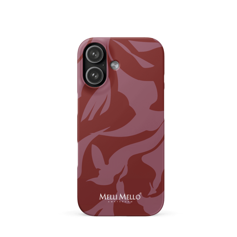 Melli Mello Telefoonhoesje Crimson Wave (Hard Case)