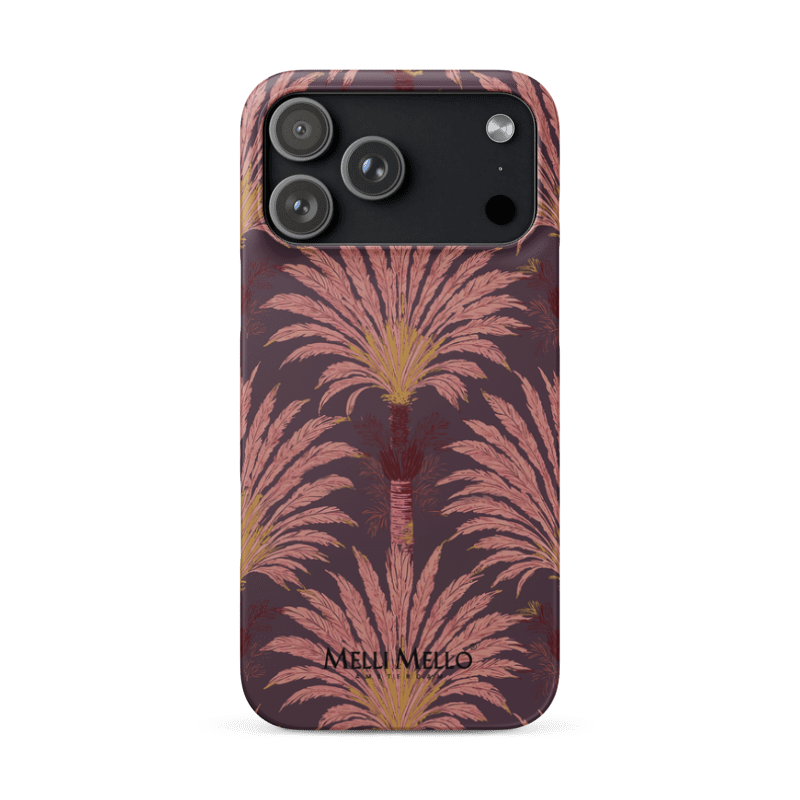 Melli Mello Telefoonhoesje Crimson Palm (Hard case)