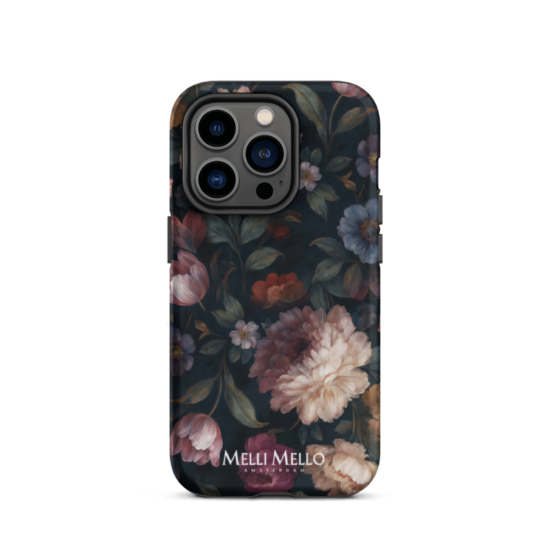 Melli Mello Phone Case Noir Bloom (Tough Case)