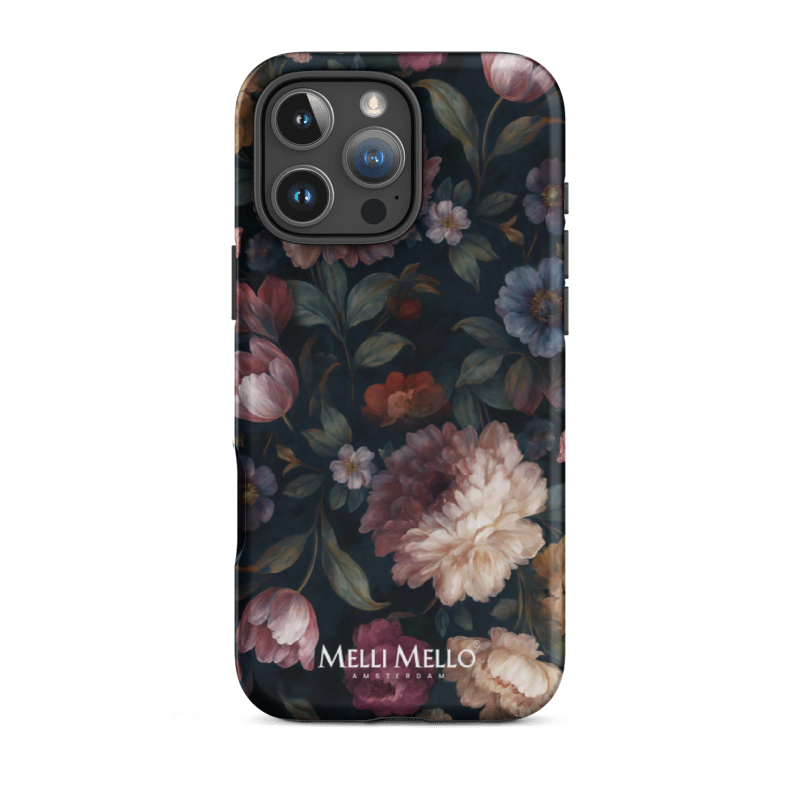 Melli Mello Phone Case Noir Bloom (Tough Case)