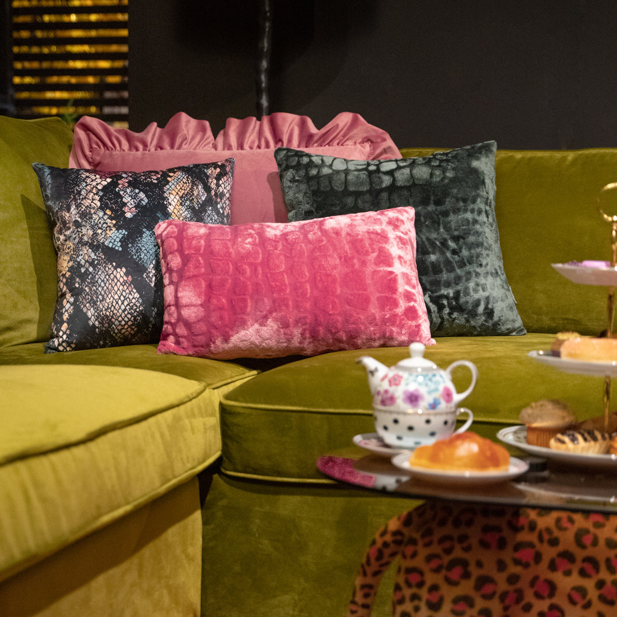 Melli Mello Be my Baby Sierkussen Donkergroen