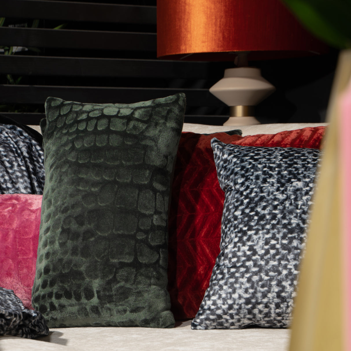 Melli Mello Be my Baby Sierkussen klein Donkergroen