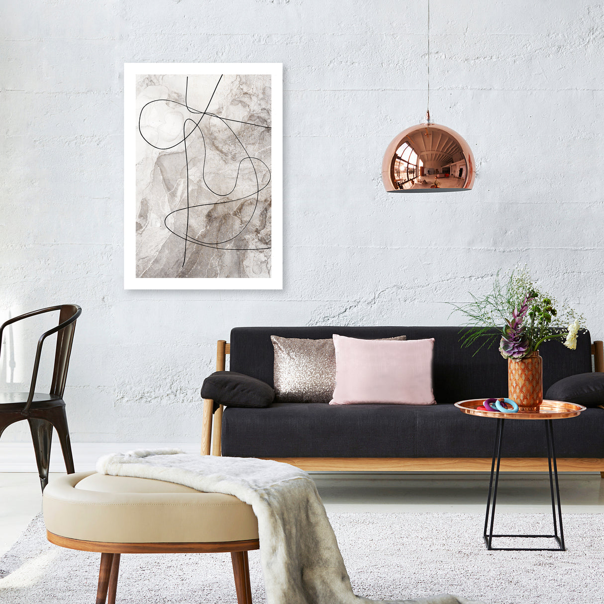 Melli Mello Abstract Wave wall art