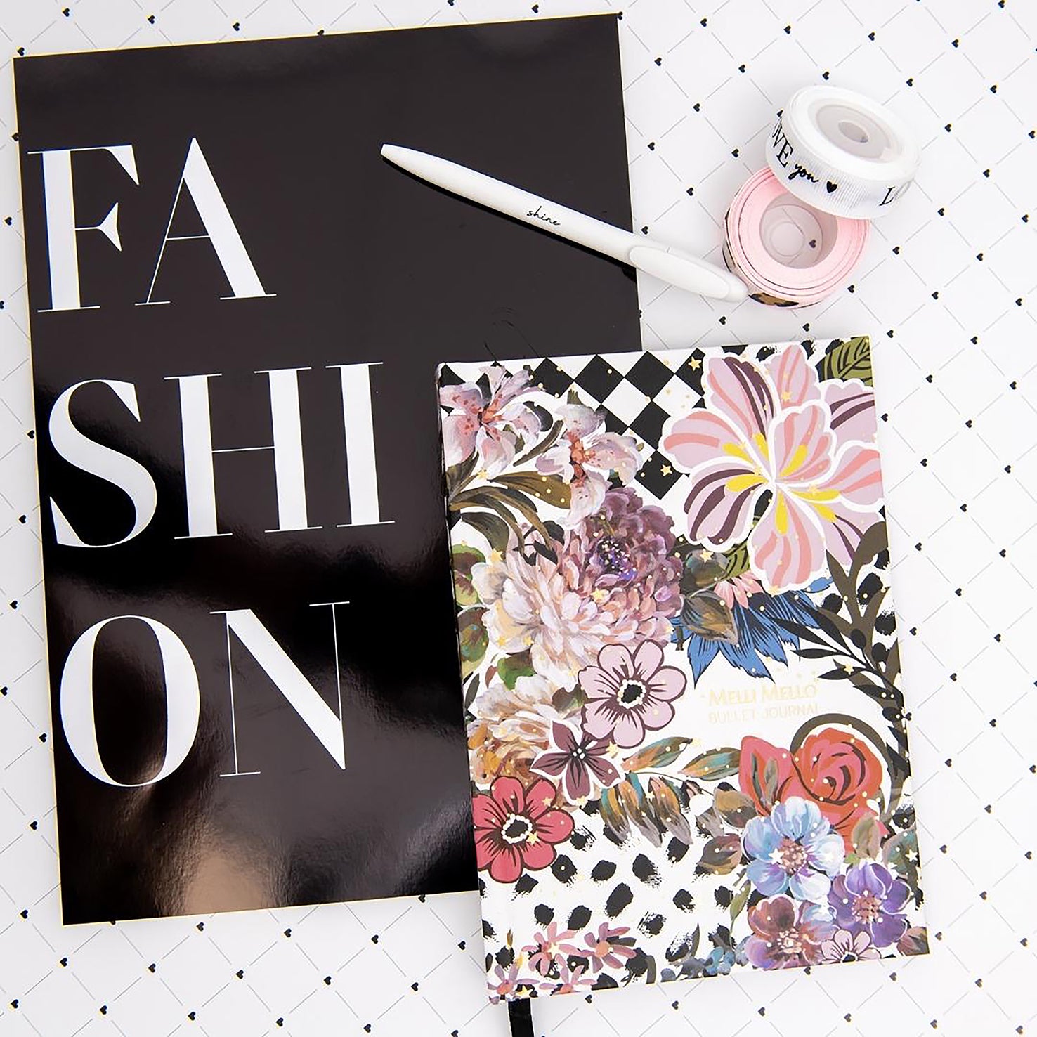 Melli Mello A Star is Born Bullet Journal A5 White