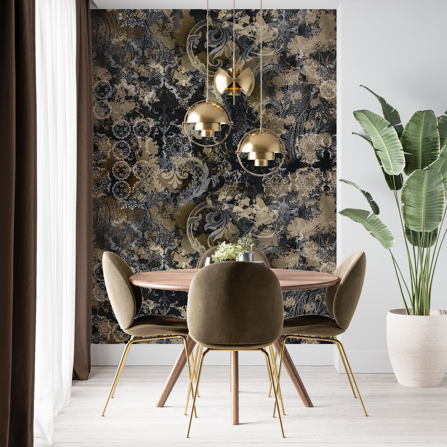 Melli Mello Be Royalty Wall Mural Gold