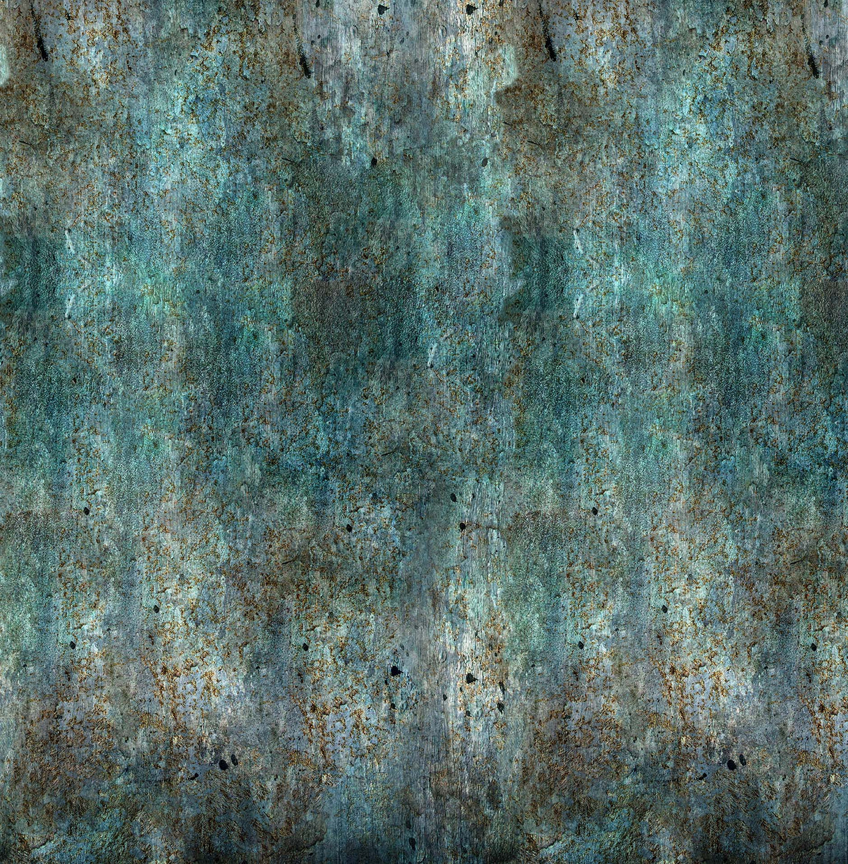 Melli Mello Blue Steel Mural Blauw