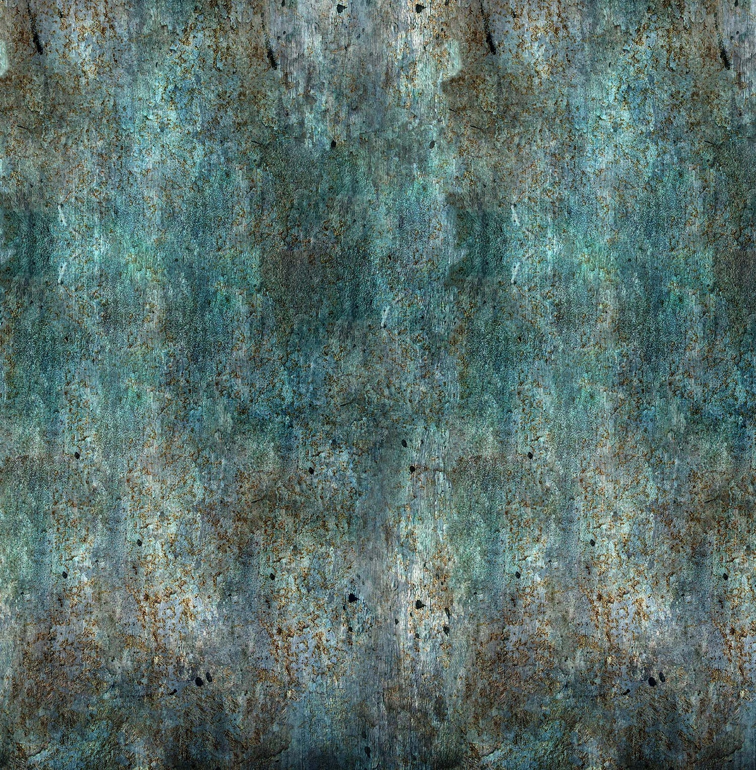 Melli Mello Blue Steel Mural Blauw