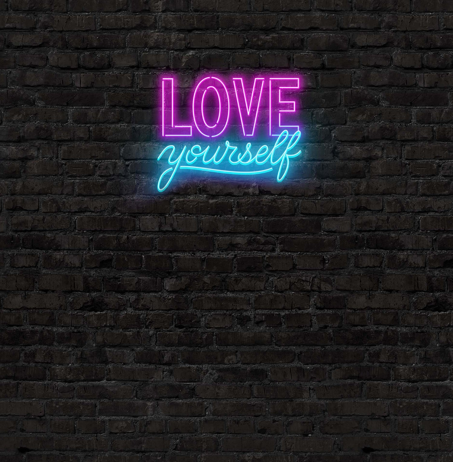 Melli Mello Brick by Brick Mural Zwart