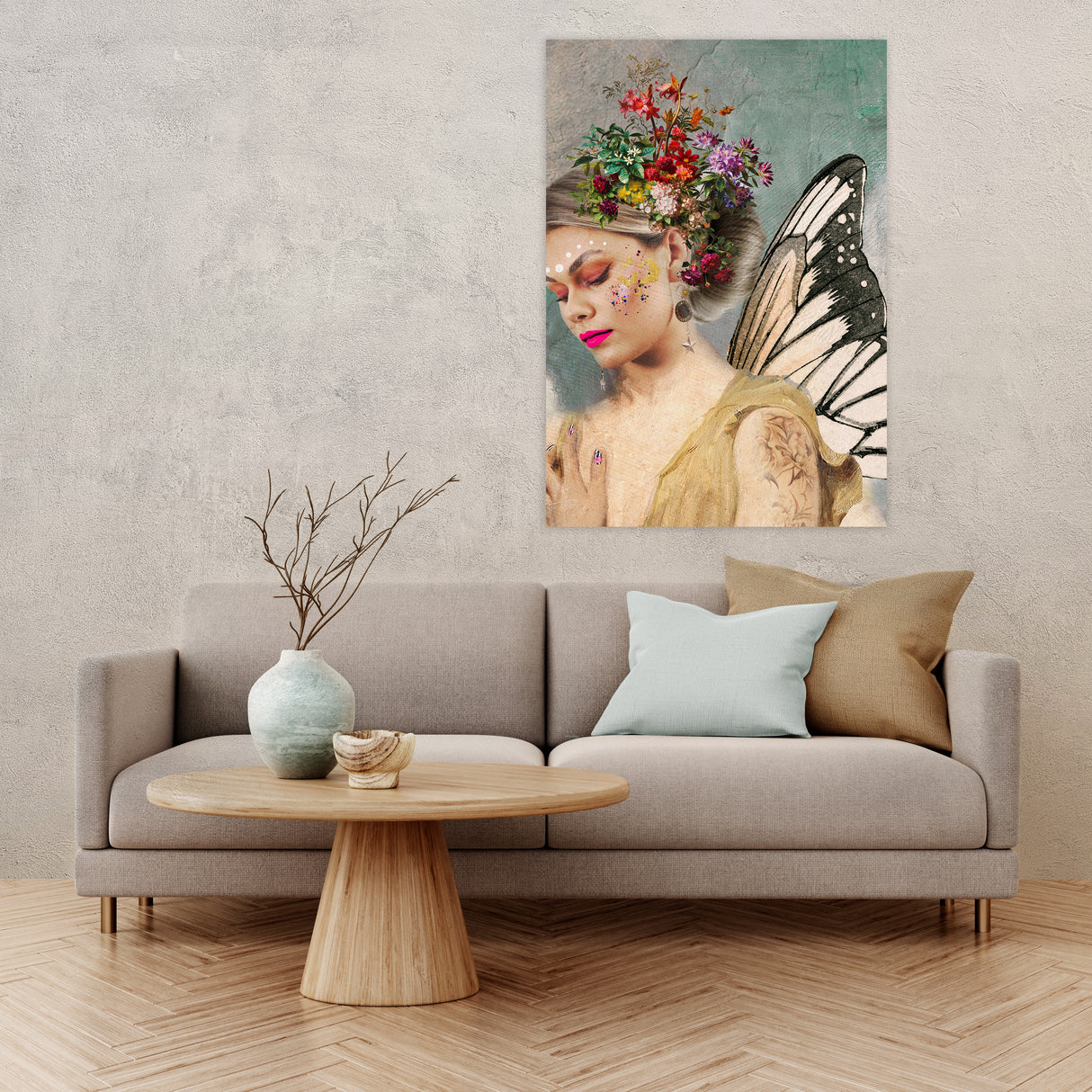 Melli Mello Butterfly Angel Wall Art